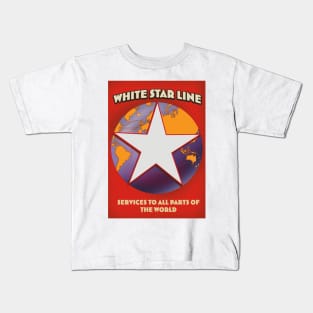 White Star line Cruise ship Kids T-Shirt